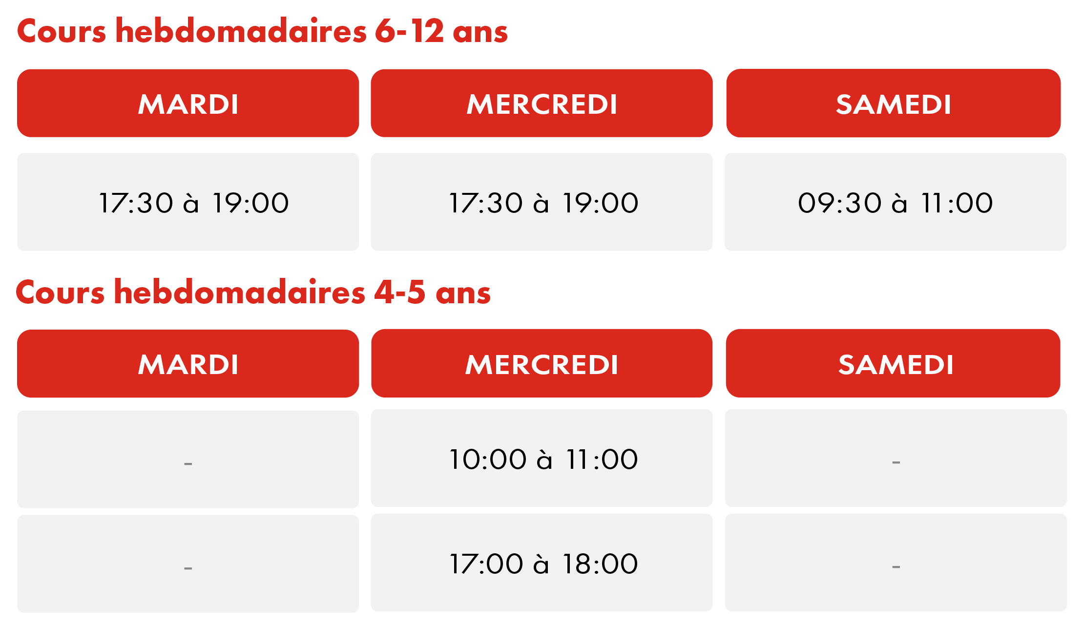 Horaires HAPIK Academy Bordeaux