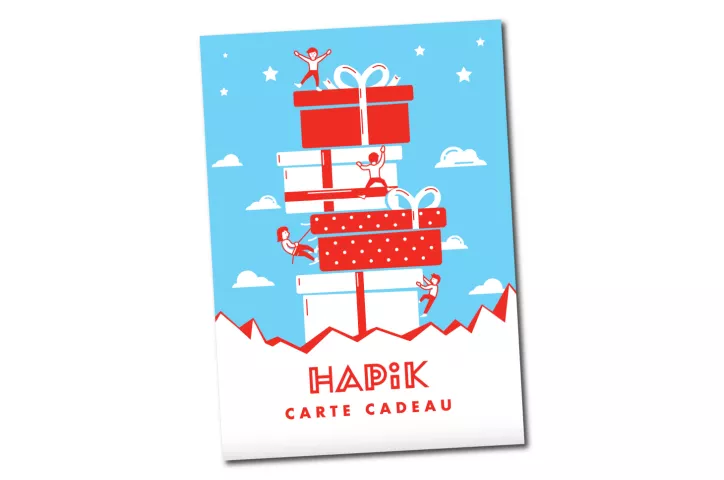 Carte cadeau salle d'escalade Hapik