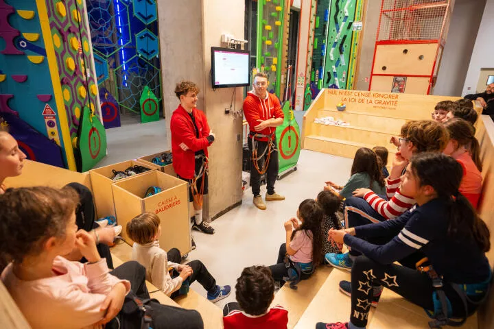 cours d'escalade école primaire et collège Hapik